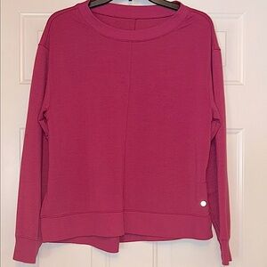 Lululemon Crew 8/MED Sweatshirt Women's Pink LS, Casual, Yoga, Athleisure, Gym